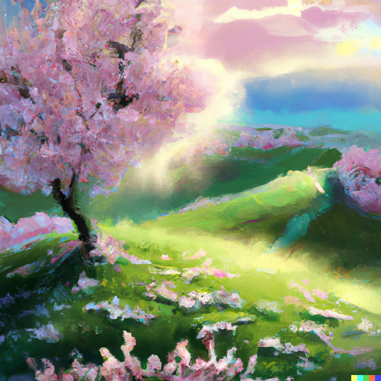 DALL·E 2023-04-08 10.27.54 - cerisier en fleur sur une colline un jour de soleil, digital art.png