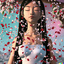 DALL·E 2023-04-08 10.44.50 - pluie de fleurs sur une jeune femme zen, digital art.png